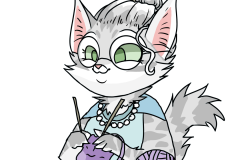 Cat-with-Yarn-signed